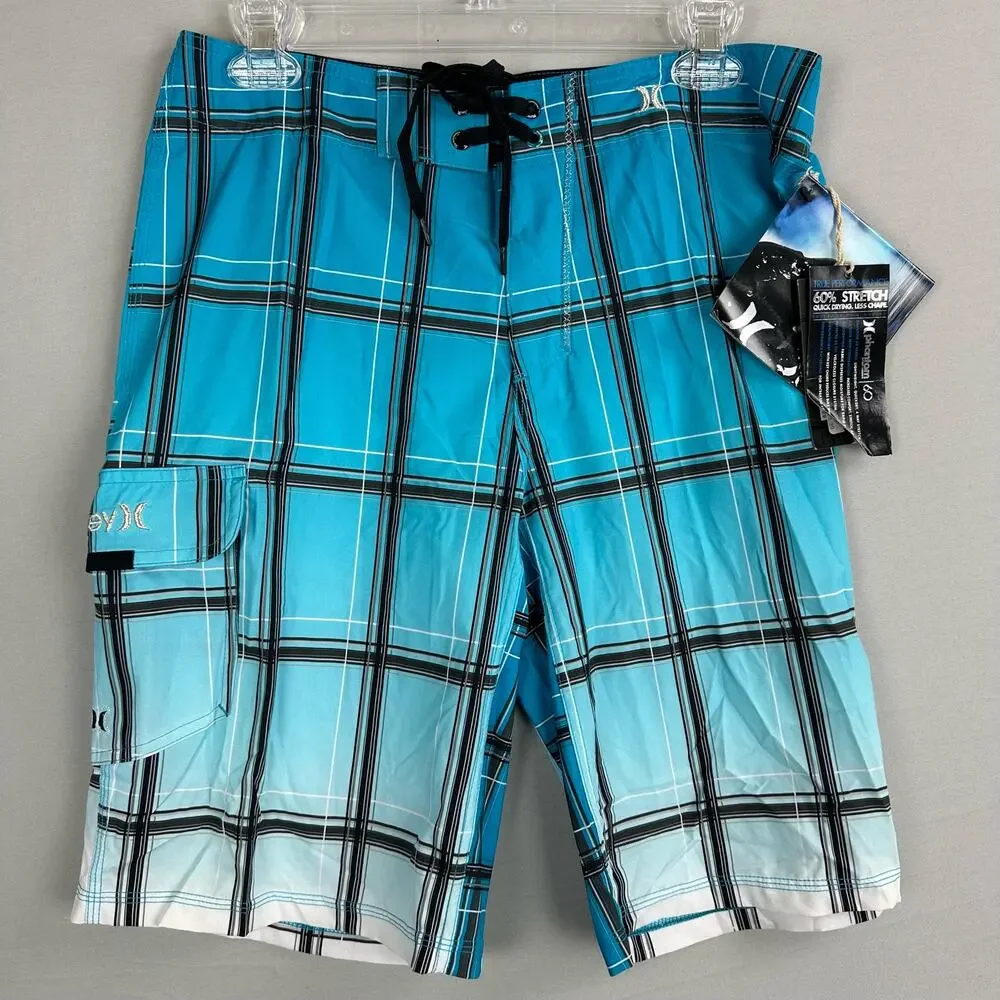 Hurley Phantom P60 Puerto Rico Ombre Men’s 30 Board Shorts Stretch Quick Dry - Picture 9 of 9